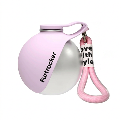 FurTracker™ Stainless Steel Pet Water Bottle — Portable Hydration for Dogs & Cats