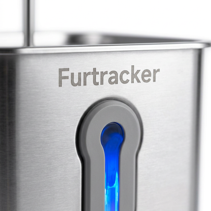 FurTracker™ Stainless Steel Cat Water Fountain — 4L Ultra-Quiet Automatic