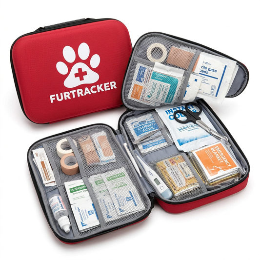 FurTracker™ Pet First Aid Kit — Complete Emergency Care for Dogs & Cats
