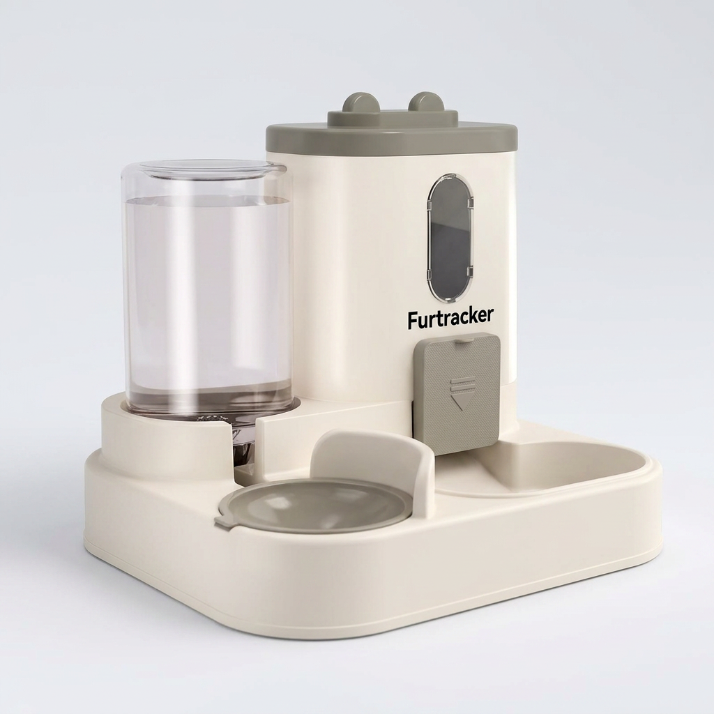 FurTracker™ Automatic Pet Feeder & Water Dispenser — Large Capacity for Cats & Dogs