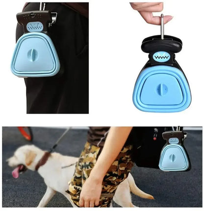 Foldable Pet Pooper Scooper with Decomposable Bags — Portable Dog Waste Picker & Excreta Cleaner