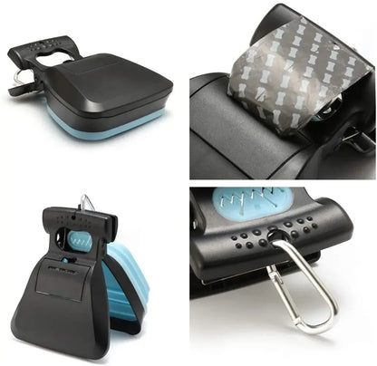 Foldable Pet Pooper Scooper with Decomposable Bags — Portable Dog Waste Picker & Excreta Cleaner
