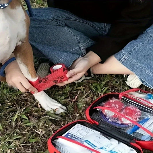 FurTracker™ Pet First Aid Kit — Complete Emergency Care for Dogs & Cats