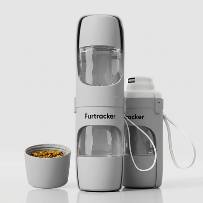 FurTracker™ Portable Dog Water Bottle — Ergonomic Leak-Proof Outdoor Hydration Dispenser
