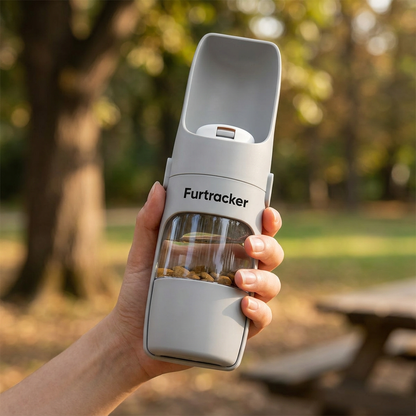 FurTracker™ Portable Dog Water Bottle — Ergonomic Leak-Proof Outdoor Hydration Dispenser