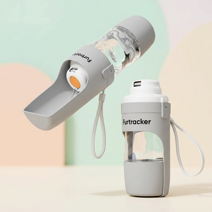 FurTracker™ Portable Dog Water Bottle — Ergonomic Leak-Proof Outdoor Hydration Dispenser