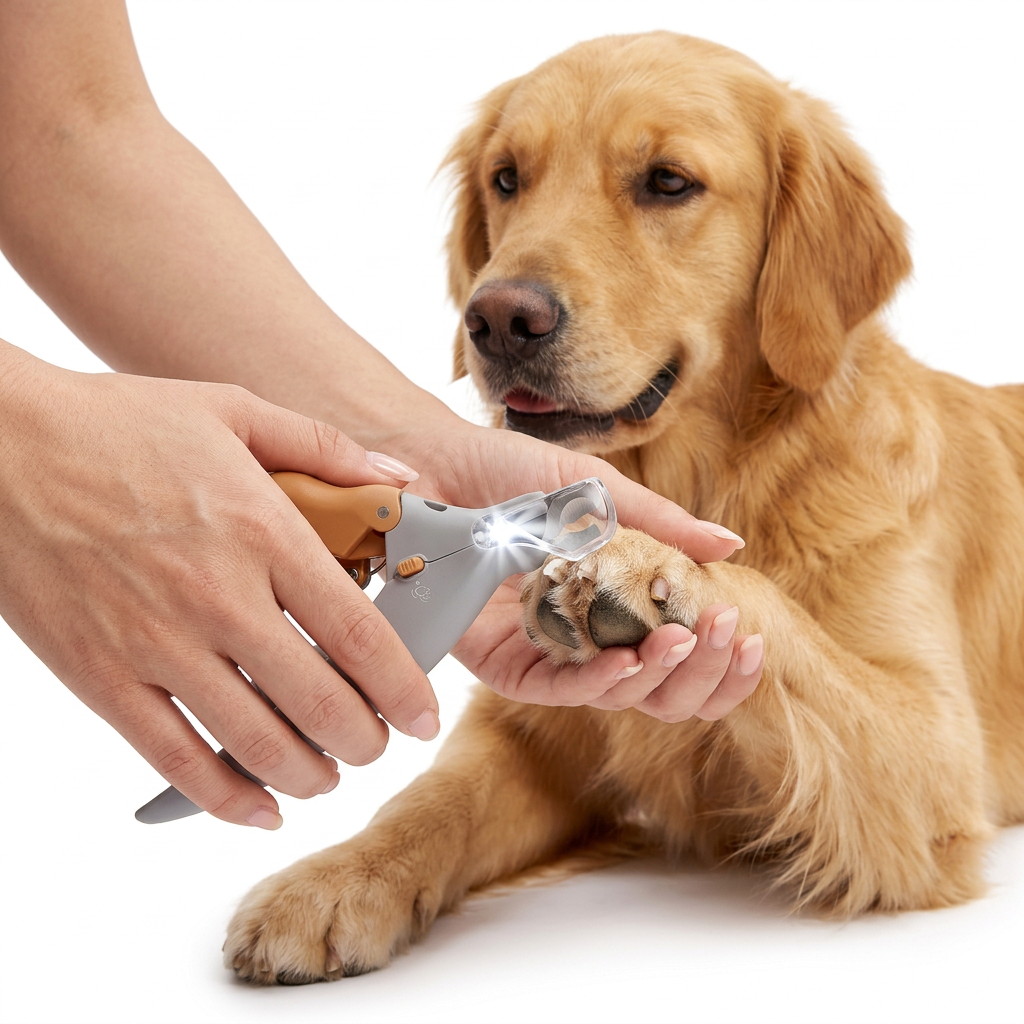FurTracker™ Professional Pet Nail Clipper with LED Light — Precision Trimmer for Dogs & Cats