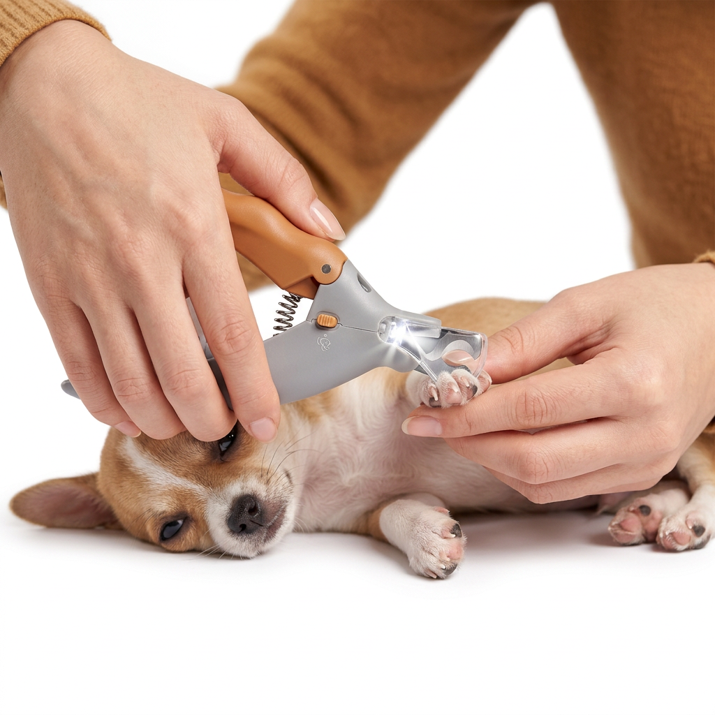 FurTracker™ Professional Pet Nail Clipper with LED Light — Precision Trimmer for Dogs & Cats