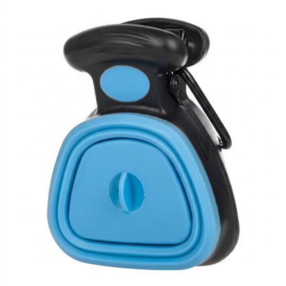 Foldable Pet Pooper Scooper with Decomposable Bags — Portable Dog Waste Picker & Excreta Cleaner