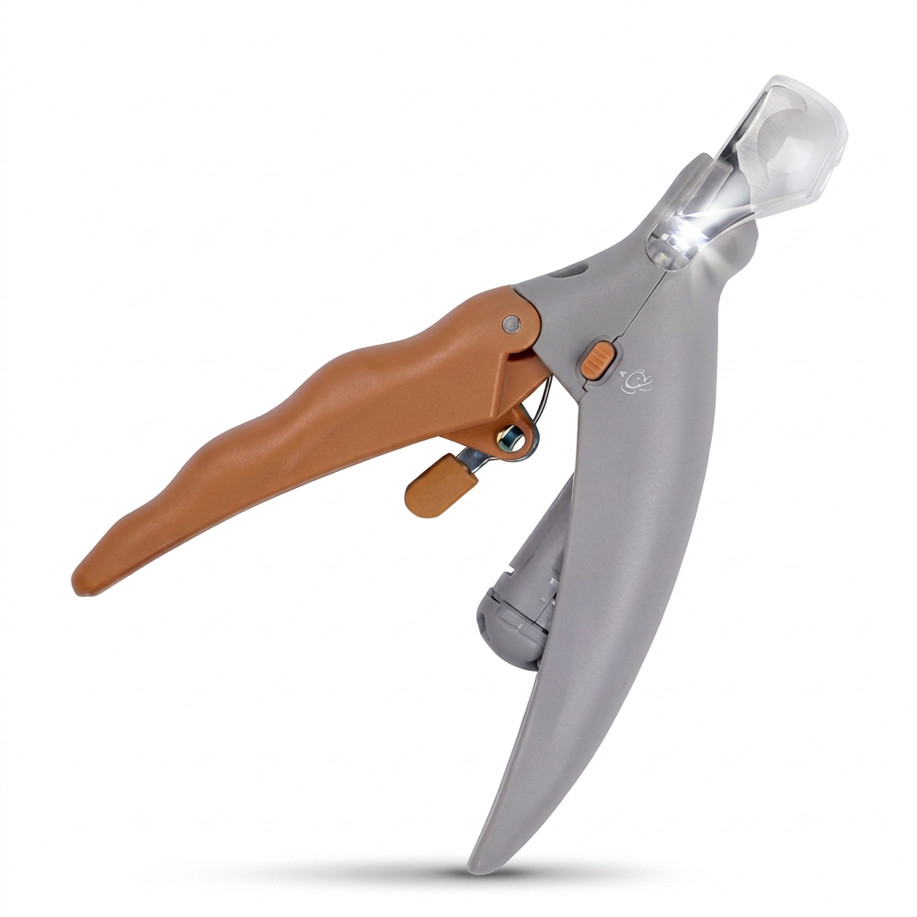 FurTracker™ Professional Pet Nail Clipper with LED Light — Precision Trimmer for Dogs & Cats