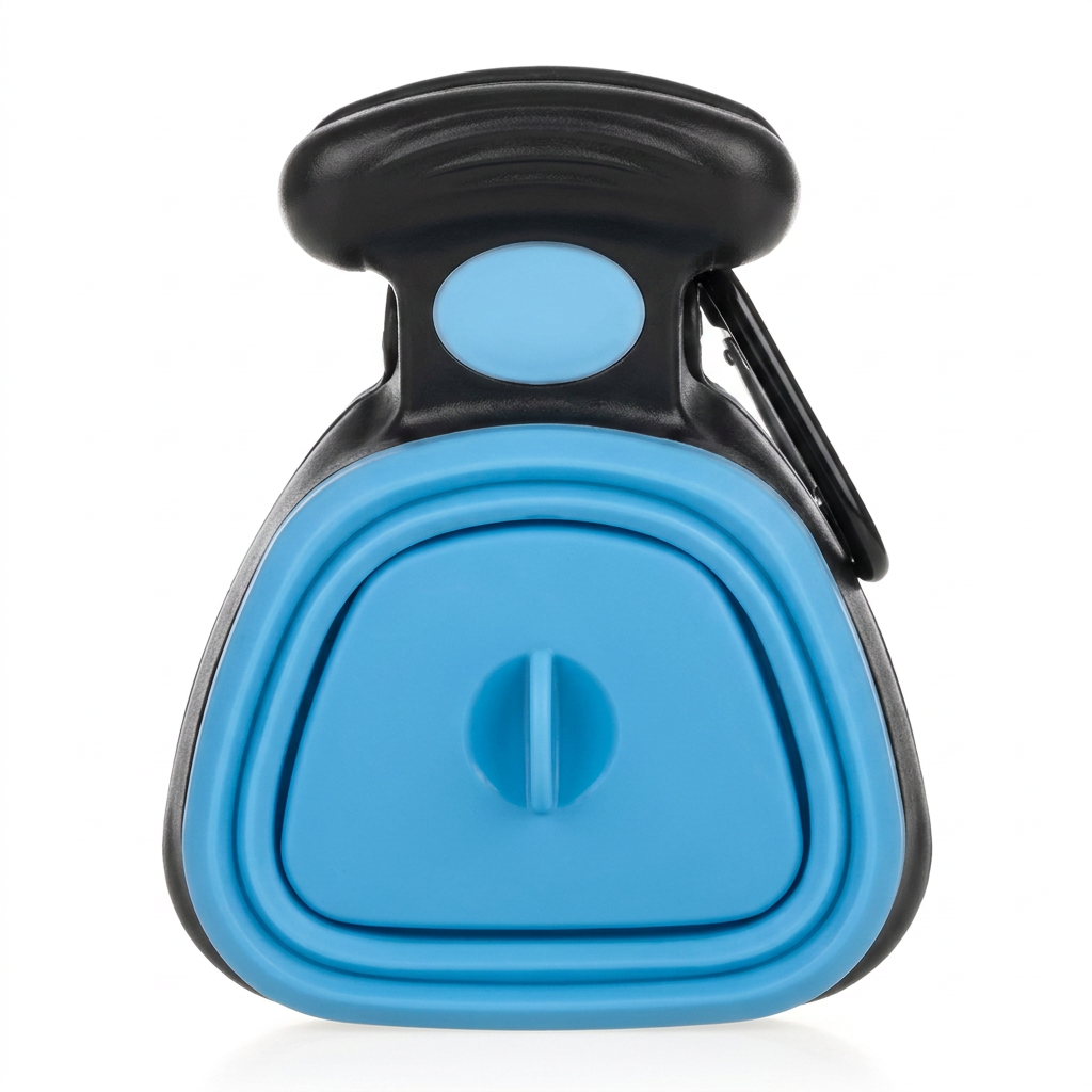 Foldable Pet Pooper Scooper with Decomposable Bags — Portable Dog Waste Picker & Excreta Cleaner