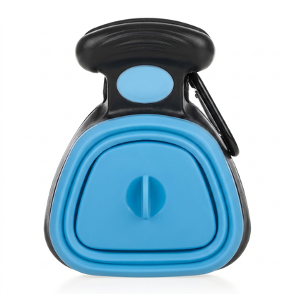 Foldable Pet Pooper Scooper with Decomposable Bags — Portable Dog Waste Picker & Excreta Cleaner